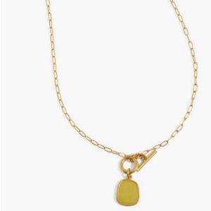Madewell: Stone Collection Paperclip Pendant Necklace